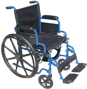 drive medical blue streak wheelchair